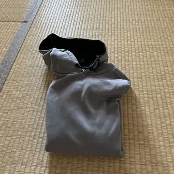 LACOSTE 릴랙스 핏 그레이 후드티 US M