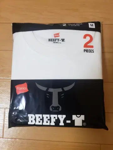 Hanes Beefy-T M 사이즈 2장 세트