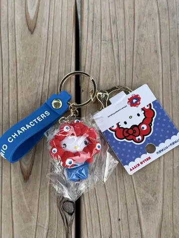 만국 박람회 한정판 밈쿠밈쿠 키티 키링