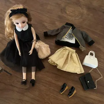 리카짱 본체와 옷 갈아입기 세트