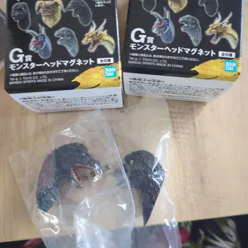 고질라 제일복권 G상 몬스터 헤드 마그넷 2개 세트