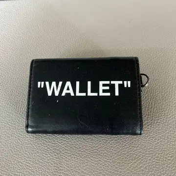 OFF-WHITE "WALLET" 3단 폴더형 지갑