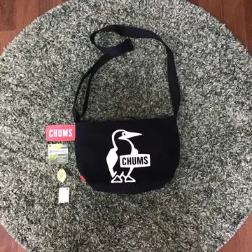 CHUMS 블랙 사코슈 숄더백