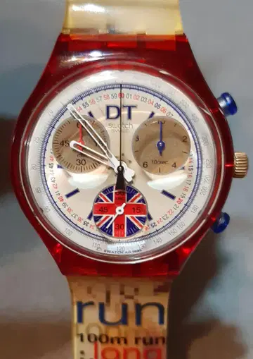 Swatch 빈티지 DAILEY THOMPSON 크로노그래프 쿼츠