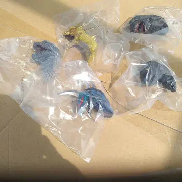 제일복권 고질라 대괴수 열전 G G상 몬스터 헤드 마그넷 5종 세트