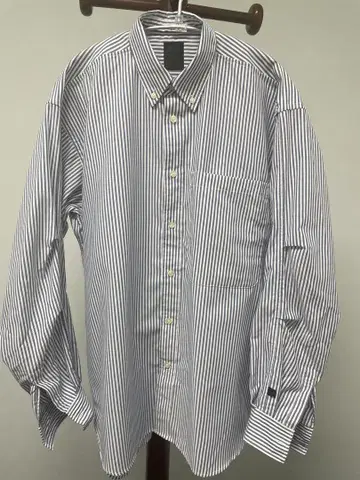 완판템 TECH BUTTON DOWN SHIRT L/S STRIPE