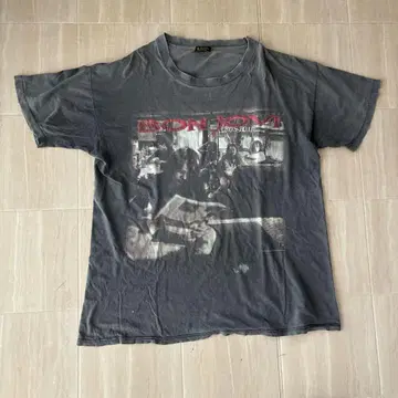 본 조비 크로스 로드 티셔츠 cross road bonjovi