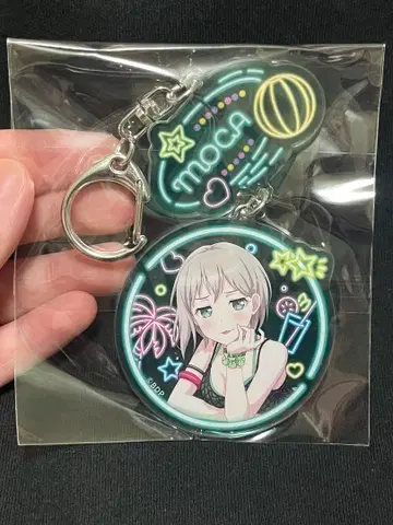 뱅드림 걸즈 밴드 파티 2줄 아크릴 키링 아오바 모카