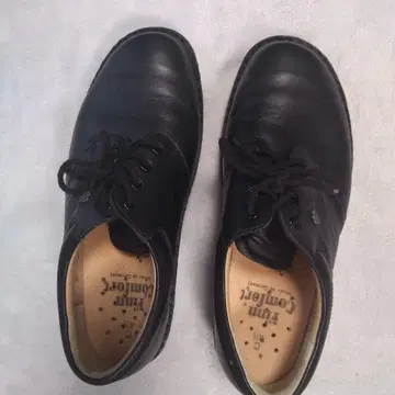 여성용 신발 핀 컴포트 블랙 스트링 슈즈 사이즈 4.5(23.7cm)