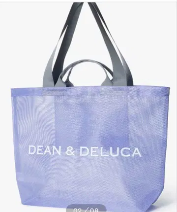 DEAN & DELUCA] L 사이즈 메쉬 에코백 라일락 미개봉