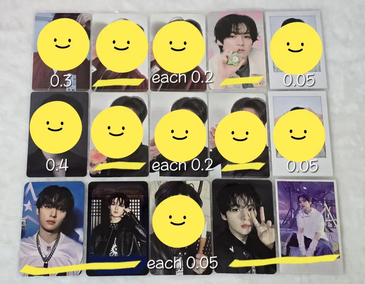 스키즈 포카 판매 방찬 리노 창빈  현진 한 필릭스 승민 아이엔