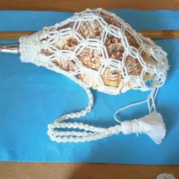 법라껍질 그물 주머니 (대)