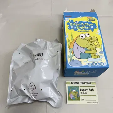 스펀지 밥 팝 마트 Dopey Fish 봉제 인형