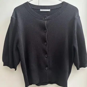 미사용 새상품 DouDou 가디건 블랙