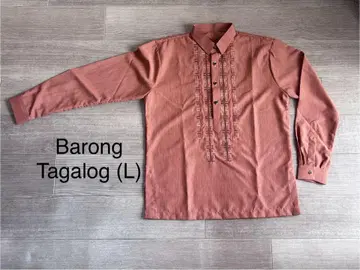 바론 타갈로그 Barong Tagalog Copper Orange (L)