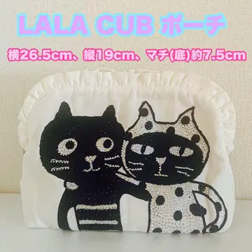 라라큐브 LALA CUBE 파우치 고양이