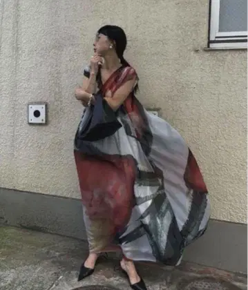 슬리브리스 원피스 아메리빈티지