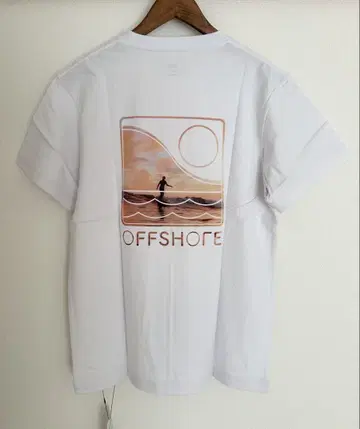 OFFSHORE 서핑 티셔츠 화이트