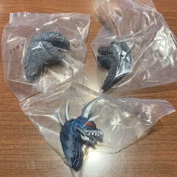 제일복권 고질라 G상 몬스터 헤드 마그넷 3개 세트