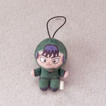 그린 컬러 봉제 인형 마스코트
