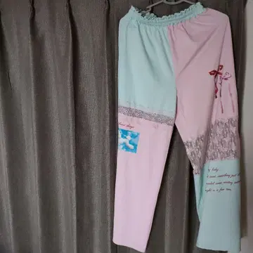 캔디 스트라이프 MY FAVORITE 레이스 팬츠