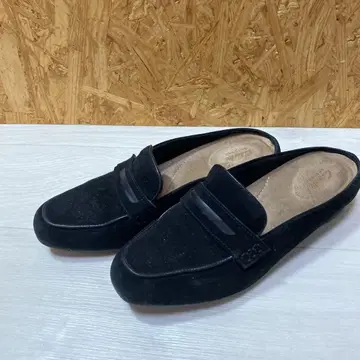 Clarks 블랙 슬립온 23cm 상태 좋음