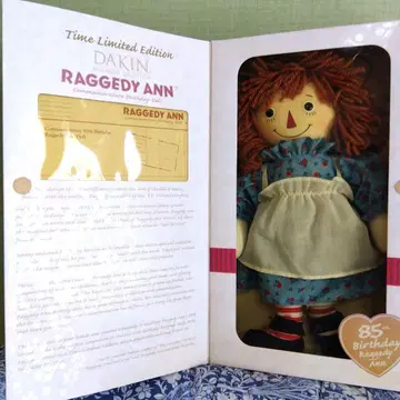 Dakin Raggedy Ann 85주년 한정판 인형