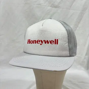 90s Hanes 미국 기업 프린트 로고 5패널 메쉬 캡