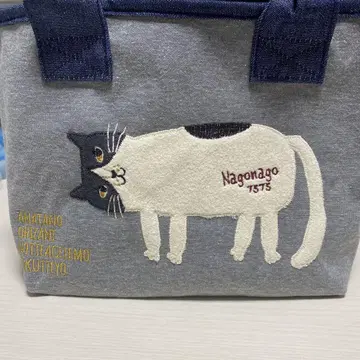 KUSUGURU 토트백 분또 니트 칸막이 토트백 S