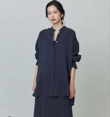 1er Arrondissement 큐프라 피프릴 스탠드 카라 셔츠