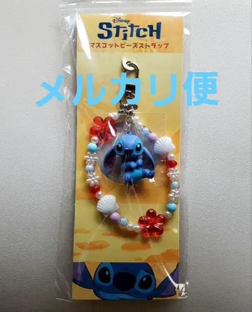 릴로 & 스티치 실사 영화 마스코트 비즈 스트랩 키링 X
