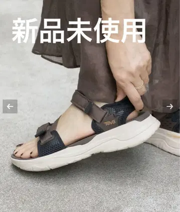 IENA Teva/테바 별주 ZYMIC 샌들 브라운 24cm