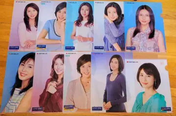 마츠시마 나나코 스미토모 생명 클리어 파일 10매 세트