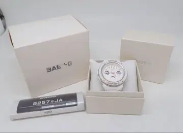 CASIO BABY-G BGA-150EF 화이트 박스형 작동 중고품