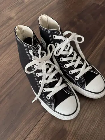 CONVERSE ALL STAR 블랙 하이컷 스니커즈 직영점 한정판