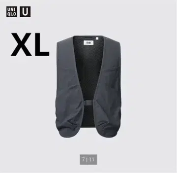 유니클로 U 유니클로 유틸리티 베스트 다크 그레이 XL