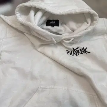 PHATRNK 화이트 후드티