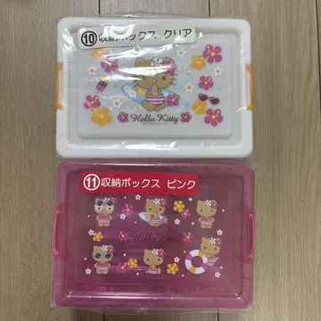헬로키티 당첨 복권 일광화상 키티 수납 박스