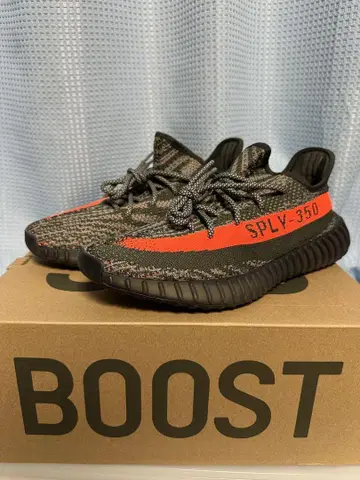 YEEZY BOOST 350 V2 블랙/오렌지