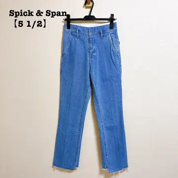 Spick & Span [5 1/2] BEAUTY-LINE 슬릿 데님