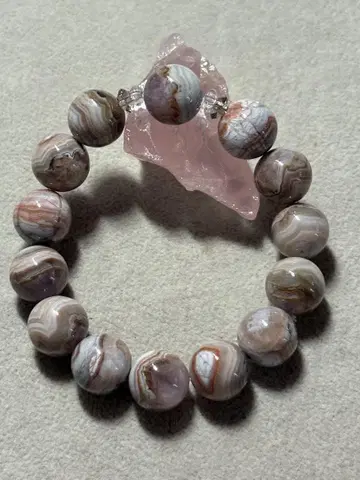 페르시아 마노(자수정 공생) 빅볼 14mm 안지름 16cm