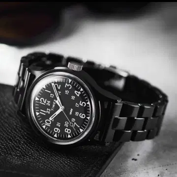 "TIMEX" 아날로그 손목시계 블랙 남성용 TX-TW2V19800