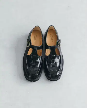 북유럽 생활용품점 T 스트랩 신발 (소가죽) 25cm