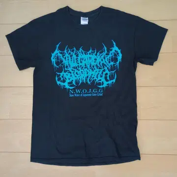 VULGAROYAL BLOODHILL 티셔츠 M 사이즈 블랙