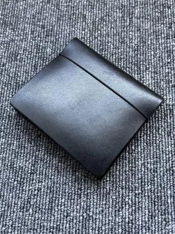 MYNUS/FLIP UP WALLET plus 두겹 지갑 얇은 타입 블랙