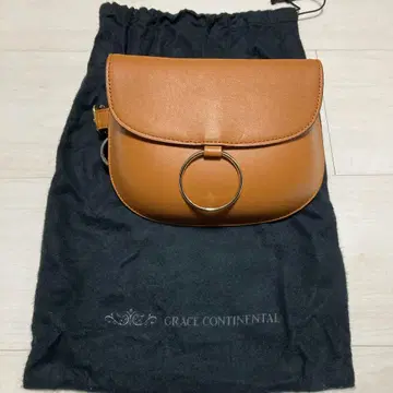 grace continental 바디백 웨스트 파우치 카멜