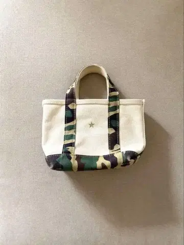 L.L.Bean 카모플라쥬 미니 토트백