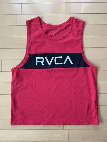 RVCA DEALER TANK 탱크탑 루카 슬리브리스 M 사이즈 빨간색