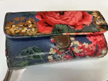 Cath Kidston 플라워 프린트 3단 폴더형 지갑