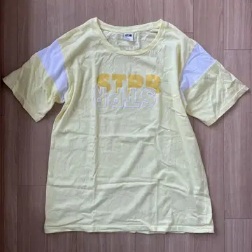 스토푸리 2020 Summer 느긋한 티셔츠 루토군 옐로우 컬러